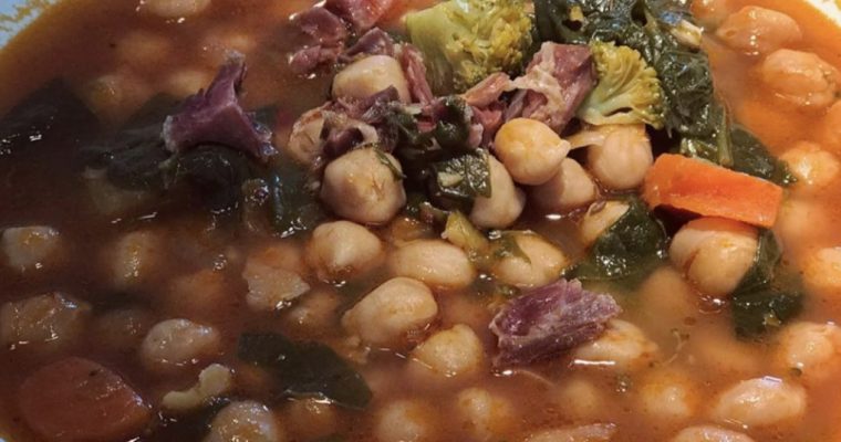 GARBANZOS CON ESPINACAS