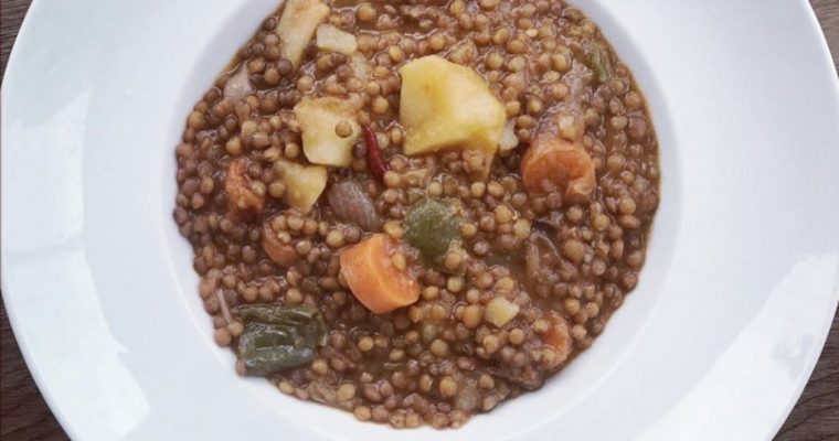 LENTEJAS CON VERDURAS